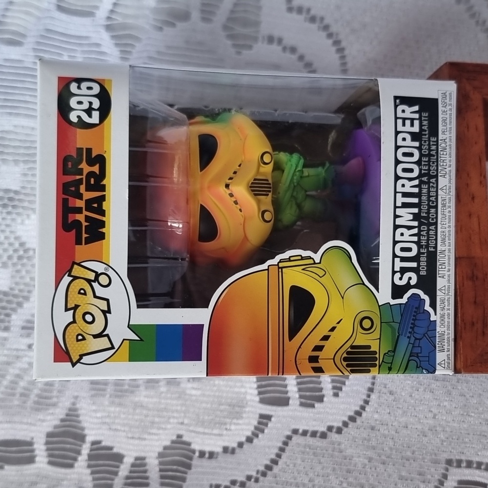 Funko Pop! Star Wars Rainbow Bobble-Head Stormtrooper #296